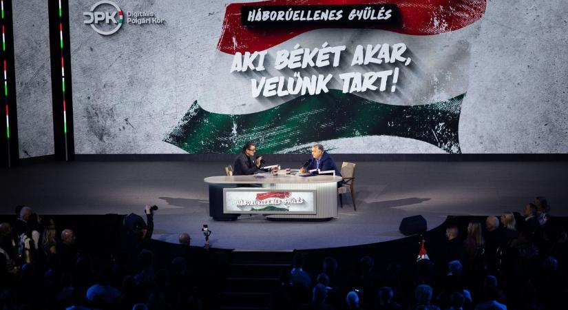 Orbán Viktor figyelmeztetett: Az európai vezetők eldöntötték, hogy Európa háborúba megy