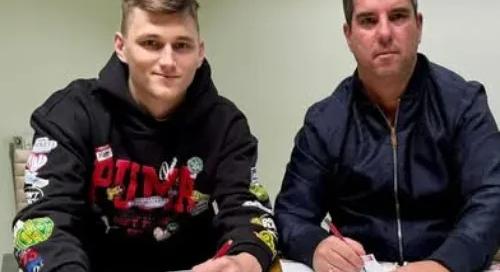 A Veszprémhez igazolt Imre Bence válogatott kézilabdázó