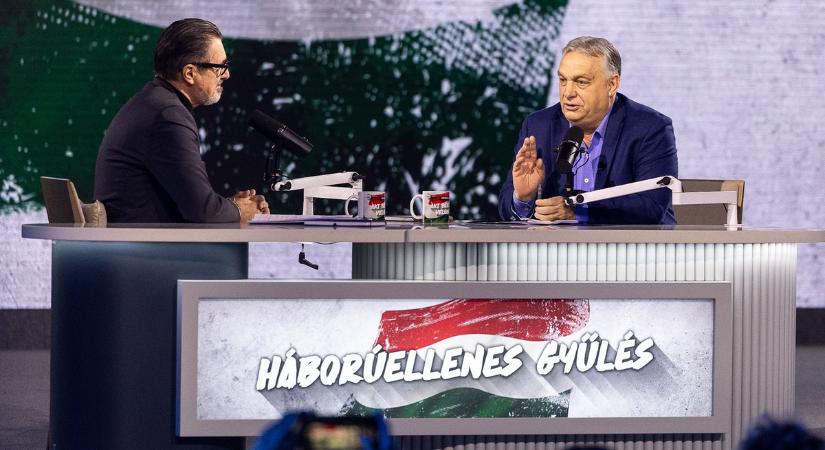 Orbán Viktor a kecskeméti Háborúellenes Gyűlésen: „Erőssé kell tennünk Magyarországot, hogy képesek legyünk nem csak nemet mondani, de ki is maradni”