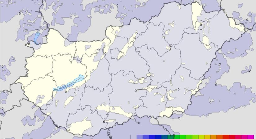 Jön még egy kis eső, térképen mutatjuk, hova