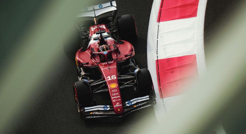 „Óriási kockázatot fogok vállalni” – Leclerc a dobogóért megy Abu Dhabiban