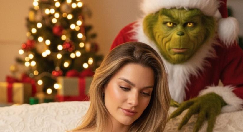 Weisz Fanni az AI-jal generáltatott Mikulás-napi fotót magáról, de mindenkire hasonlít, csak rá nem