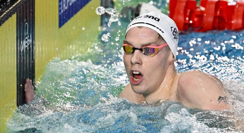 Sárkány Zalán rövid pályás Európa-bajnok 800 méteres gyorsúszásban