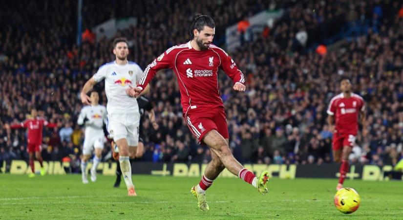 Szoboszlai kulcspillanatban lőtt gólt, mégsem nyert a Liverpool