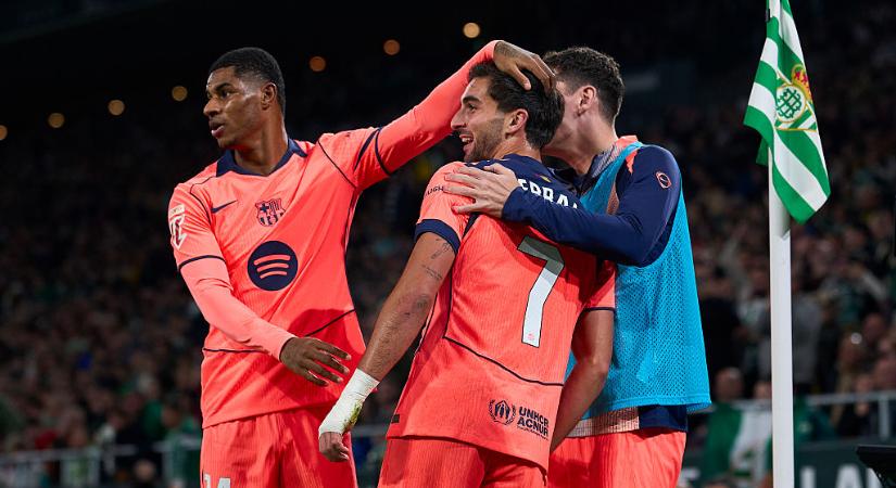 La Liga: gólzáporos meccsen győzte le a Real Betist a Barcelona! – videóval