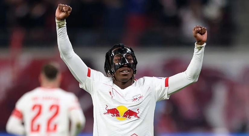 Yan Diomande triplázott, az RB Leipzig hengerelt a Frankfurt ellen