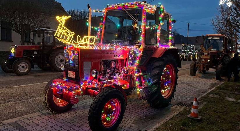 Lövőn minden négykerekű fényárban úszott - fotók, videó