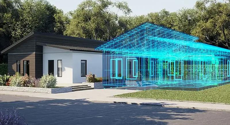 A gyár, ahol 45 perc alatt készül el egy lakóház