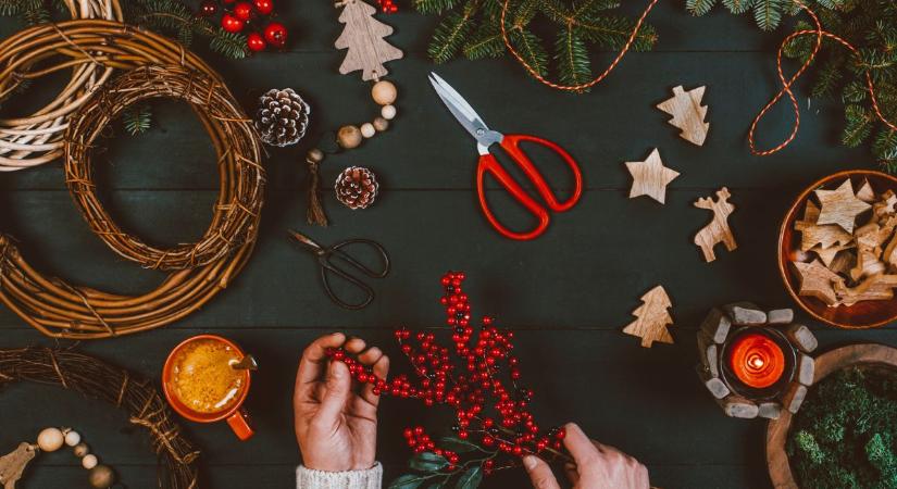 Szépek és gyorsan elkészülnek: 5 olcsó, kézzel készült karácsonyfadísz