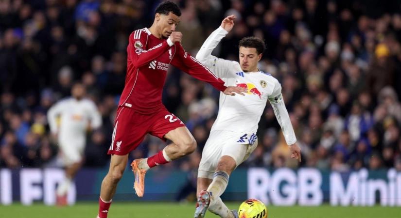 Leeds-Liverpool thriller: Slot csapata kétszer vezetett, mégis pontot bukott a 96. percben