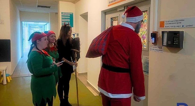 Egészséges Mikulás volt a kórházban