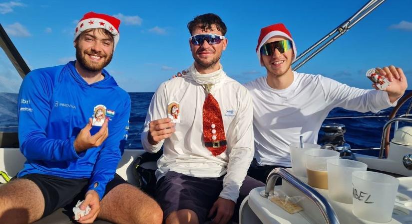 Fa Nándiék Mikulás napja az Atlanti-óceán közepén