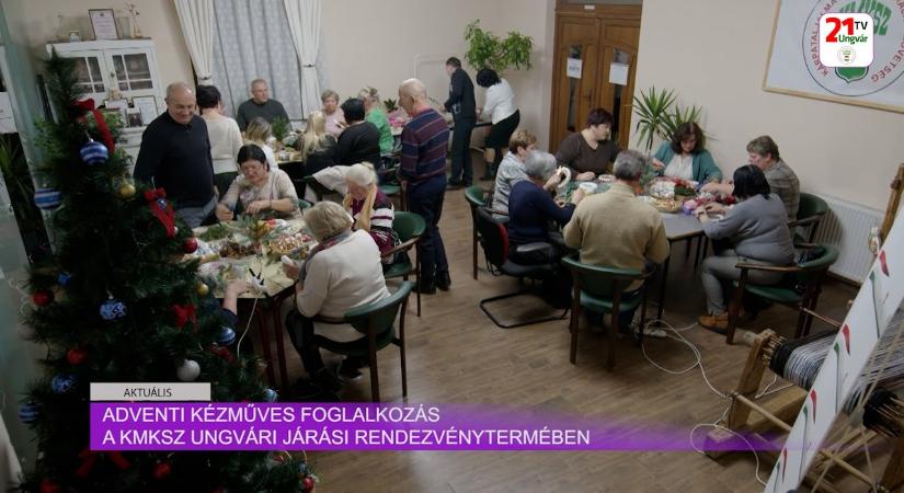 Aktuális (2025.12.07) Adventi kézműves foglalkozás a KMKSZ Ungvári Járási rendezvénytermében (videó)