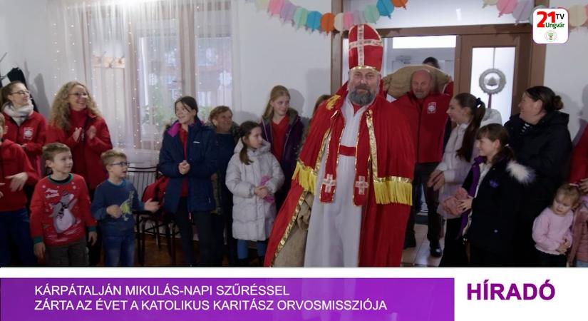 Kárpátalján Mikulás-napi szűréssel zárta az évet a Katolikus Karitász Orvosmissziója (videó)