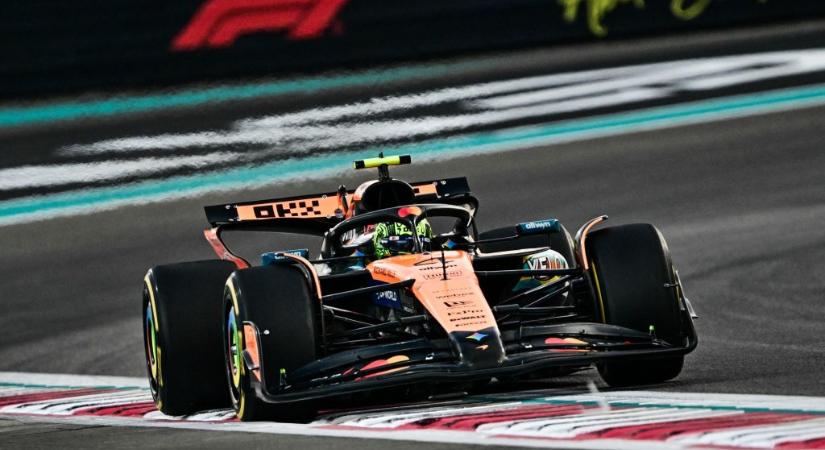 Norrisnak csak pár körig kellett izgulnia, életében először lett a Forma-1 világbajnoka