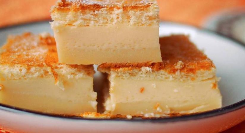 Így készül a mennyei intelligens krémes: a kevert tészta rétegei a sütőben válnak szét