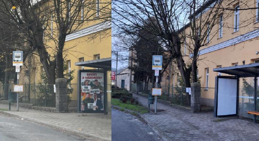 Újra megközelíthetik a piliscsabai iskolát a diákok úgy, hogy nem látnak fideszes háborús plakátot