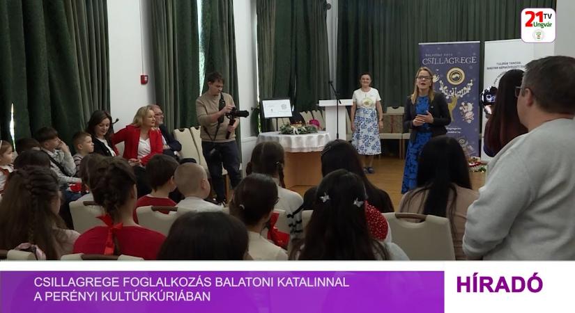 Csillagrege foglalkozás Balatoni Katalinnal a Perényi Kultúrkúriában (videó)