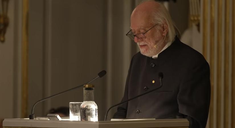 „A remény nálam végleg kifogyott” – Krasznahorkai László a Svéd Királyi Akadémián mondott beszédet