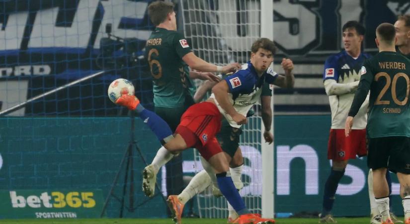 Látványos, sarkazós gól is kellett a Hamburg Werder Bremen elleni győzelméhez