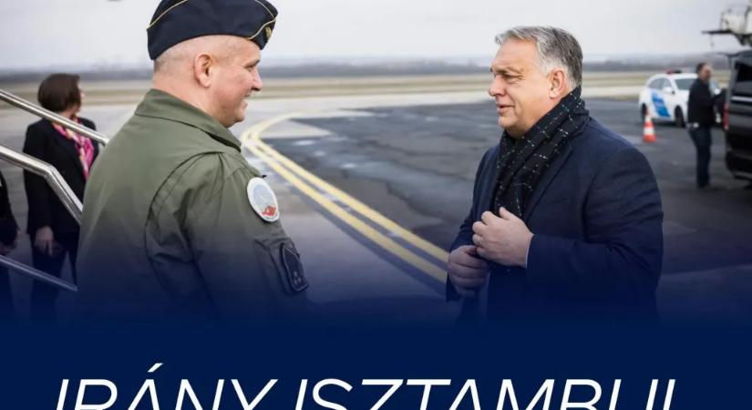 Orbán Viktor a török elnök meghívására Isztambulba utazott