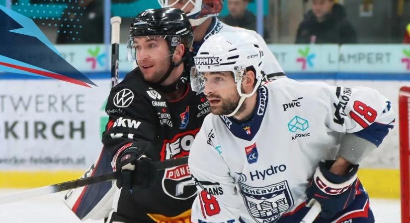ICEHL: kikapott Vorarlbergben a Fehérvár