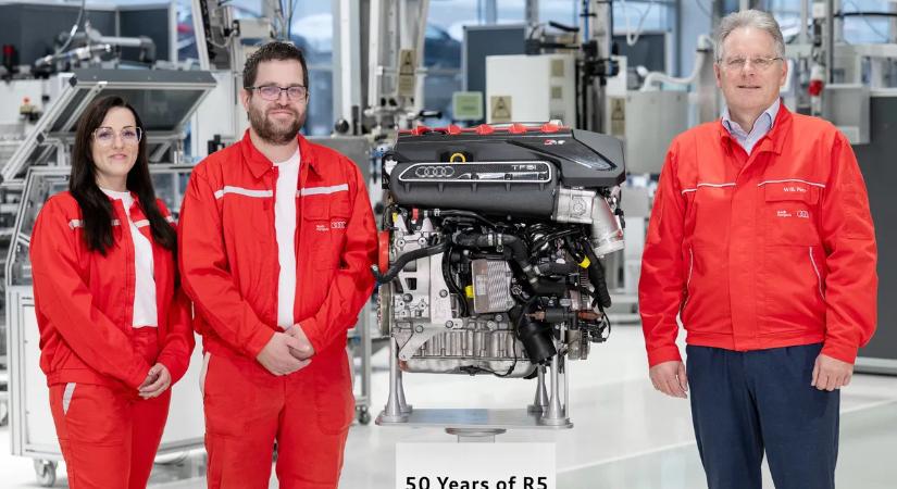 Kényszer szülte, legenda lett – 50 éves az öthengeres Audi-motor