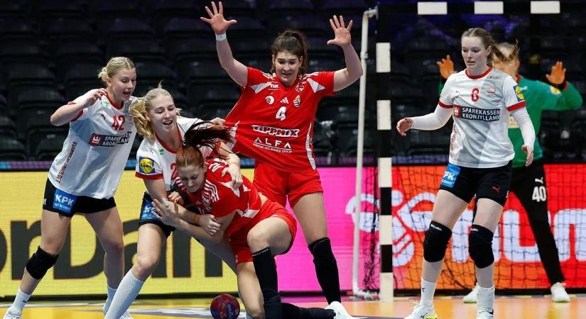 A végére javultak fel a dánok, kikaptak a mieink