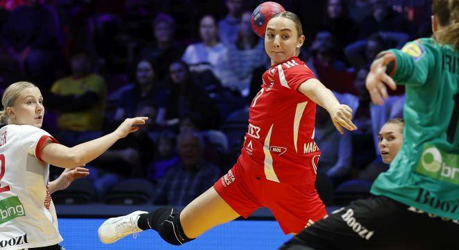 Szűk vereség Dániától egy félidőnyi űrkézilabdával