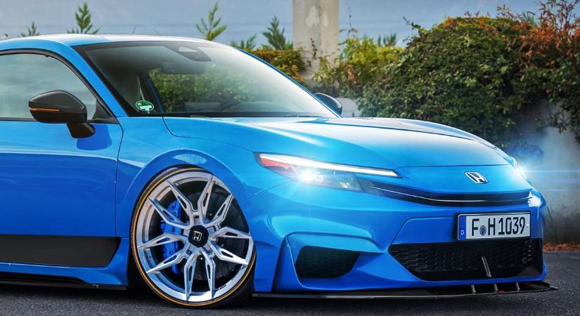 Látványos magyar tuningot kapott a vadonatúj Honda sportkupé