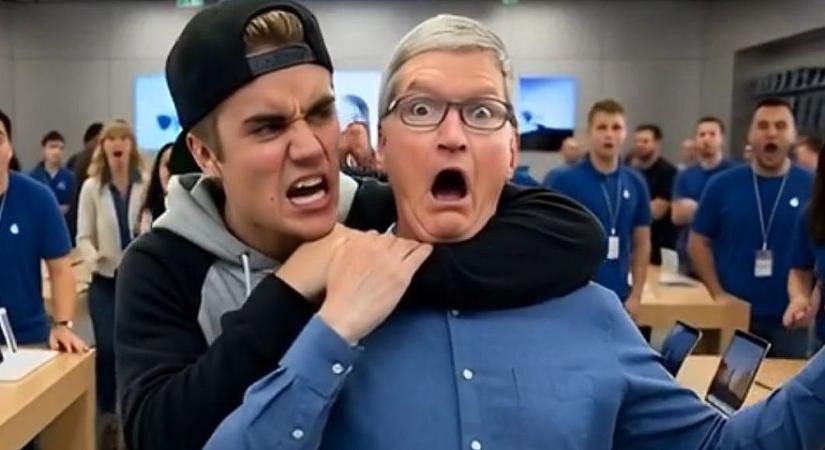 Fizikai erőszakkal fenyegette meg az Apple-t Justin Bieber