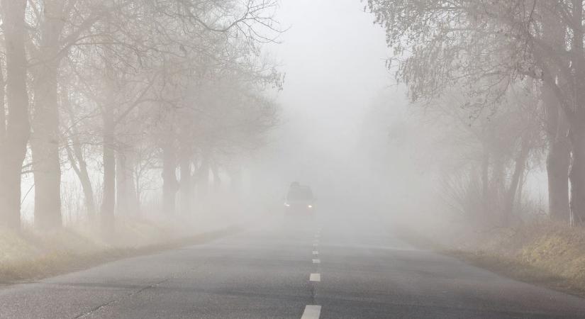 Ködbe burkolózik Baranya: hétfőn alig látjuk a Napot!