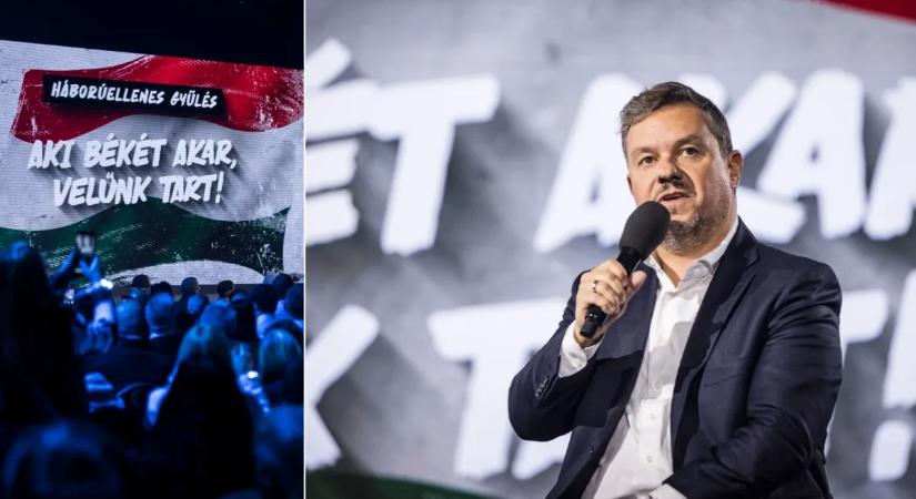 Nacsa Olivér a Háborúellenes Gyűlésekről: „Nagyon nagy tétje van”