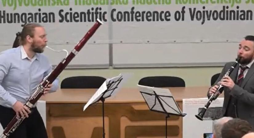 A fúvós duó elkápráztatta a közönséget