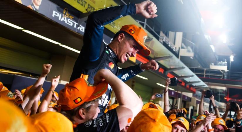 Norris király letaszította Verstappent a trónról