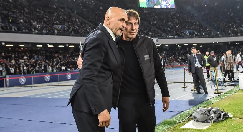 Napoli–Juventus: Contét lenyűgözték a játékosai; Spalletti odaszólt az övéinek