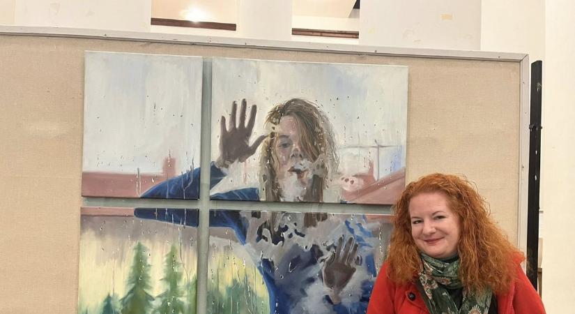 Így talált Magyarcsanádon otthonra egy festőművész, akinek új kiállítása nyílt meg Makón