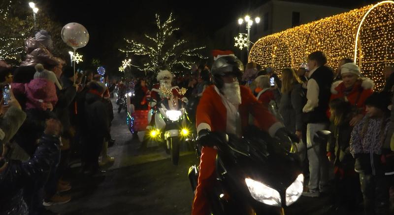 Akcióban a motoros mikulások