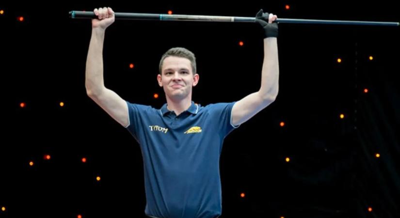 Szolnoki Olivér nyerte a biliárdozók spanyol nyílt bajnokságát