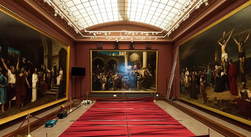 Lego-kockákból építik meg Munkácsy Ecce Homo című festményét Debrecenben