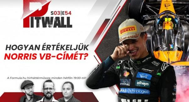 Pitwall: Hogyan értékelhető Norris vb-címe?