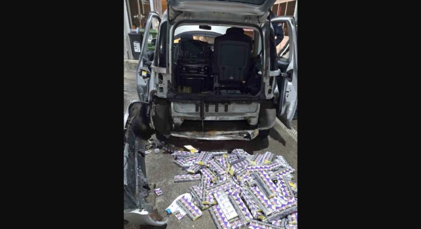 Dugig volt cigarettával az autó – nem jutott át a határon