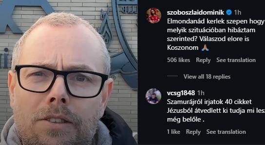 „Elmondanád kérlek szépen, hogy melyik szituációban hibáztam szerinted?” – Szoboszlai Dominik kommentben reagált a Nemzeti Sport tudósítójának megjegyzésére