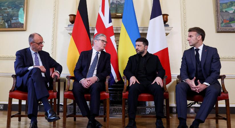 Brit–ukrán–német–francia csúcstalálkozót tartottak Londonban