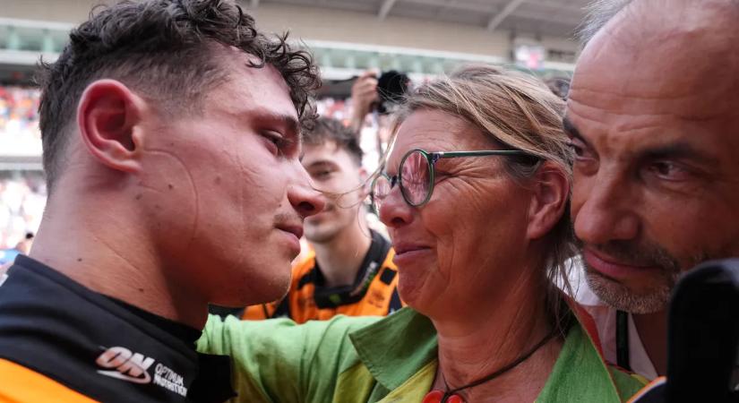 Norrisék határtalan boldogsága: meztelenül traktorozott az F1 új világbajnoka