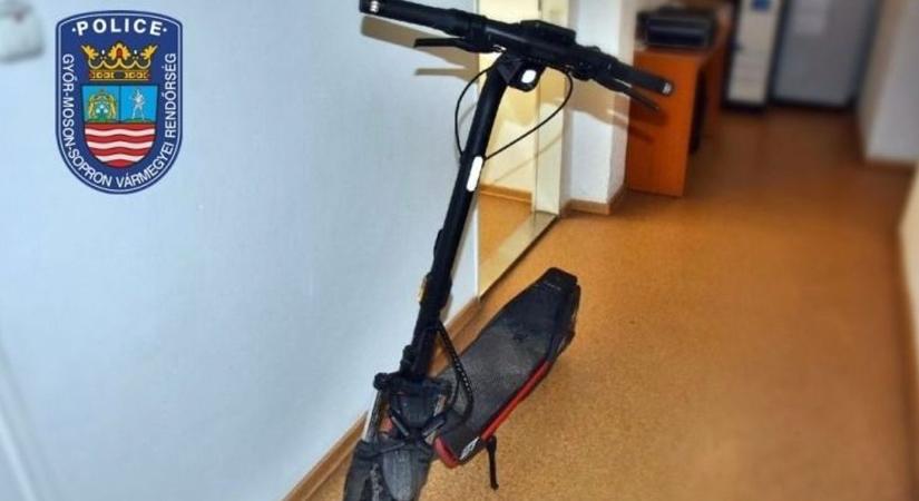 Drága elektromos rollert csentek el a tolvajok Győrben