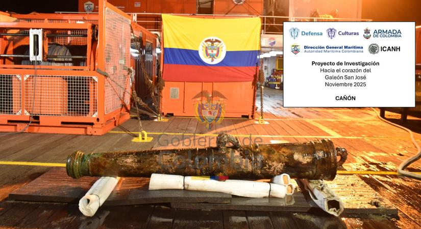 Felsznre hoztk az 1708-ban elsllyedt spanyol glya els kincseit