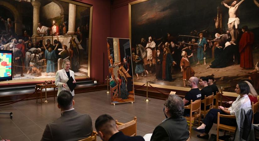 LEGO-kockákból építik meg Munkácsy leghíresebb festményét