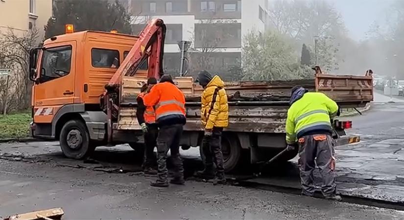 Készülnek a forgalomcsillapító küszöbök az Apafi utcán