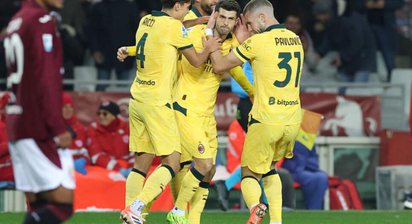 Serie A: kétgólos hátrányból győzte le a Torinót az AC Milan! – videóval